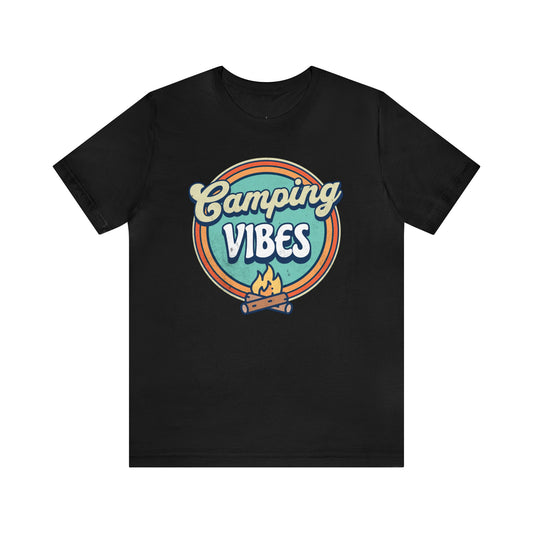 Camping Vibes Shirt, Camping Shirt, Retro Shirt, I Love Camping, Outdoor Shirt, Adventure Shirt, Gift for Boyfriend, Gift for Girlfriend